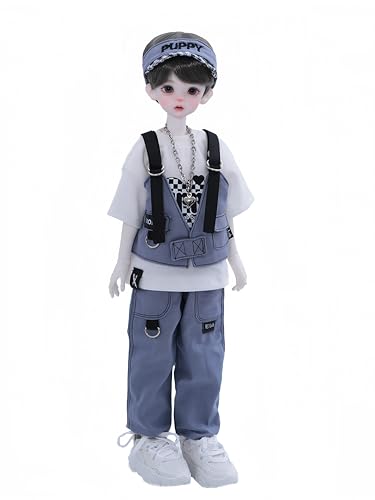 AMITD Bjd Dolls Male 1/6 Bjd Doll SD Doll Resin Handmade Makeup Collectable Action Figure The Best Gift Set (A) von AMITD