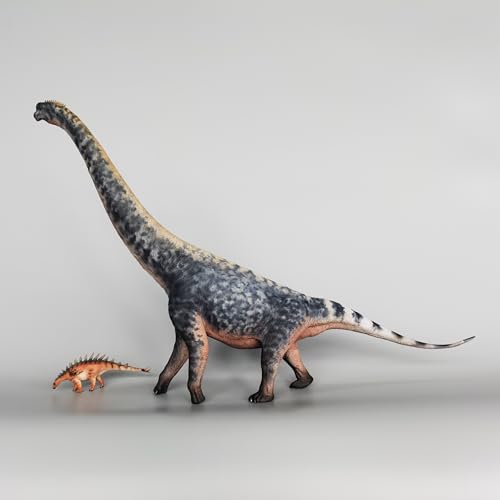 AMITD Brachiosaurus Prehistoric Animal Dinosaur Model with Huayang Dragon Doll (Color A) von AMITD
