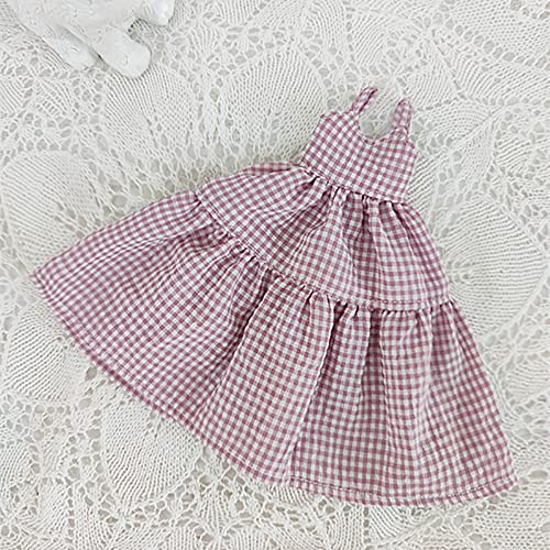 AMITD Doll Clothes Vest Dress Suspender Dress for Blyth,Ob24,Licca,Azone BJD Doll Accessories DIY Toys Clothing (Purple) von AMITD