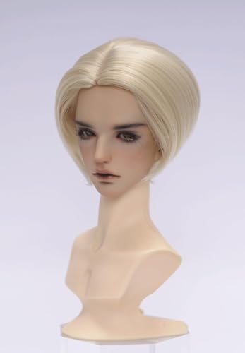 AMITD Doll Wig for 1/3 BJD Doll Wig Soft Wig Short Hair(Gold) von AMITD