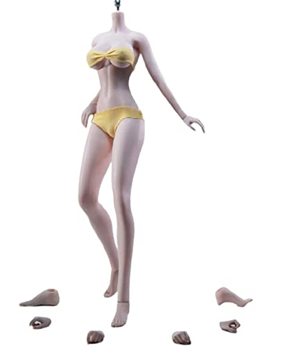 AMITD TBLeague Phicen PLLB2021-S41A 1/6 Scale Phicen Female Seamless Pale Body for 12 inch Action Figure Detachable feet Without Head Sculpt,Multicolored(SJYT-001) von AMITD