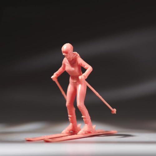 AMITD Unpainted Skiing Figurine, Miniature Skier Sculpture, Mini Skiing Figurine in Professional Ski Wear, 1/87 Scale Miniature Skiing Figure Model Decor, Perfect Collectible Figure for Skiing Lovers AMITD Unpainted Skiing Figurine, Miniature Skier Sculpture, Mini Skiing Figurine in Professional Ski Wear, 1/87 Scale Miniature Skiing Figure Model Decor, Perfect Collectible Figure for Skiing Lovers von AMITD