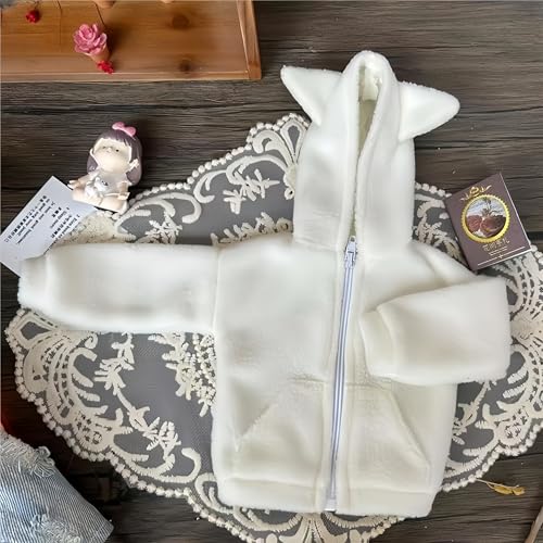 AMITD bjd Doll Clothes,Ball Jointed Doll Clothes Accessories,Handcrafted for 1/4 1/6 bjd Doll (White, 1/6) von AMITD