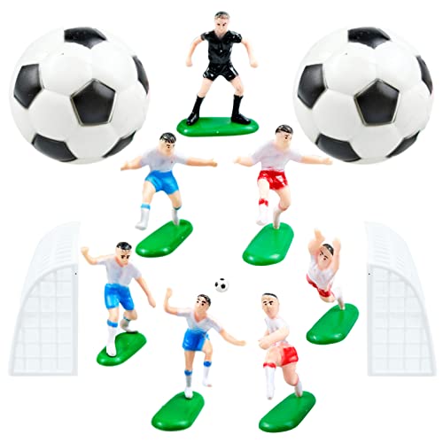 12 Stück Tortendeko Fussball, Fußball Kuchen Topper Fußball Kuchen Deko Fußballspieler Figuren Geburtstagstorte Dekoration Kuchendeko Fussball Geburtstag für Cake und Cupcakes 12 Stück Tortendeko Fussball, Fußball Kuchen Topper Fußball Kuchen Deko Fußballspieler Figuren Geburtstagstorte Dekoration Kuchendeko Fussball Geburtstag für Cake und Cupcakes von AMJKEJI