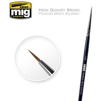 2/0 Premium Marta Kolinsky Round Brush von AMMO by MIG Jimenez