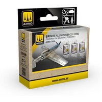 A-STAND Bright Aluminium Colors Set von AMMO by MIG Jimenez