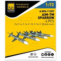 AIM-7M Sparrow (4 pcs) von AMMO by MIG Jimenez