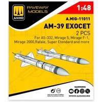 AM-39 Exocet (2 pcs) von AMMO by MIG Jimenez