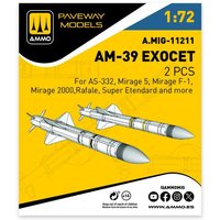 AM-39 Exocet (2 pcs) von AMMO by MIG Jimenez