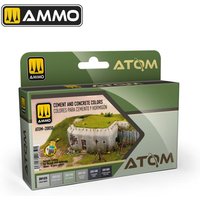 ATOM - Cement and Concrete Colors Set von AMMO by MIG Jimenez