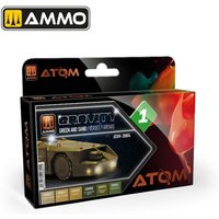 ATOM - Gravity Set 1 - Green and Sand ATOM - Gravity Set 1 - Green and Sand von AMMO by MIG Jimenez