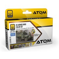 ATOM US Armor WWII Colour Set von AMMO by MIG Jimenez