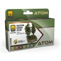 ATOM Vegetation Diorama colors Set von AMMO by MIG Jimenez
