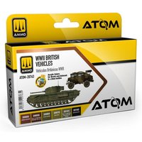 ATOM WWII British Vehicles Set von AMMO by MIG Jimenez