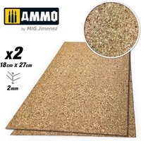 CREATE CORK Medium Grain (2mm) - 2 pcs. von AMMO by MIG Jimenez