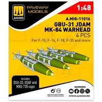 GBU-31 JDAM, Mk-84 Warhead (4 pcs) von AMMO by MIG Jimenez