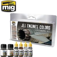 Jet Engines Colors & Weathering Set von AMMO by MIG Jimenez
