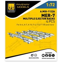 MER-7, Multiple Ejector Rack (4 pcs) von AMMO by MIG Jimenez