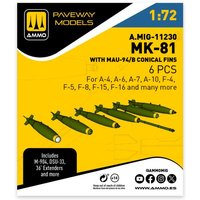 MK-81 with MAU-94/B conical fin (6 pcs) von AMMO by MIG Jimenez