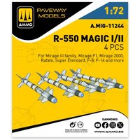 R-550 Magic I/II (4 pcs) von AMMO by MIG Jimenez