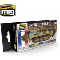 WWI & WWII French Tanks Colors von AMMO by MIG Jimenez