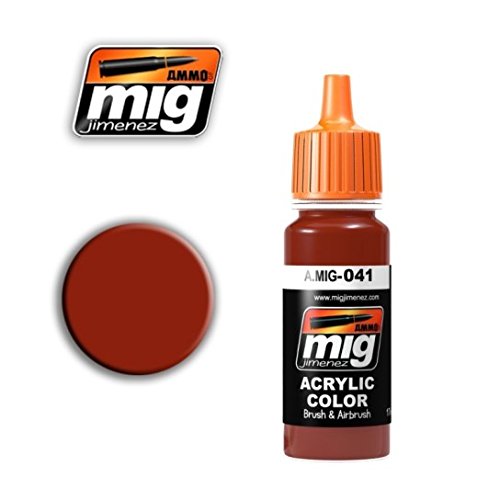Mig Jimenez A.MIG-0041 Ammo Dark Rust Acrylfarben (17 ml), Mehrfarbig Mig Jimenez A.MIG-0041 Ammo Dark Rust Acrylfarben (17 ml), Mehrfarbig von Mig Jimenez