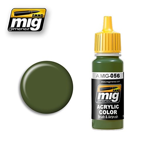 AMMO A.MIG-0056 Green Khaki Acrylfarben (17 ml), Mehrfarbig von AMMO