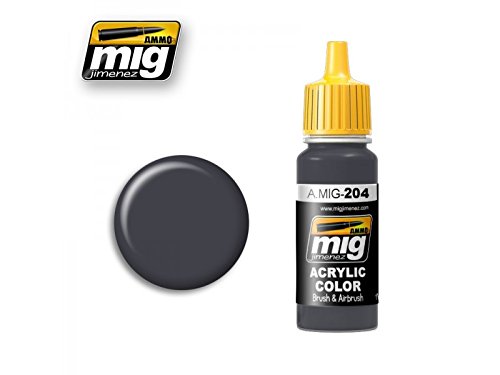 AMMO A.MIG-0204 Fs 36118 Acrylfarbe, Medium, Gunship Grey (17 ml), Mehrfarbig von AMMO