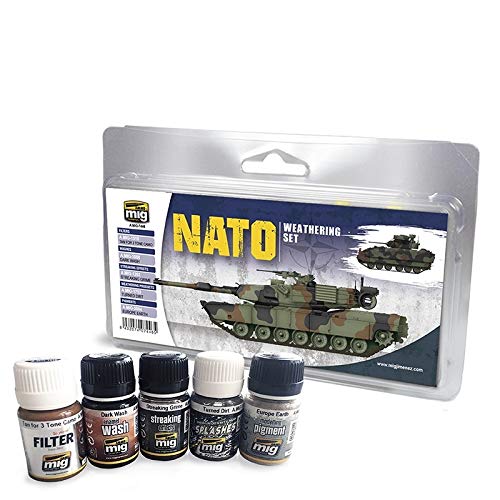 AMMO A.MIG-7446 NATO Verwitterungsset, Mehrfarbig AMMO A.MIG-7446 NATO Verwitterungsset, Mehrfarbig von AMMO