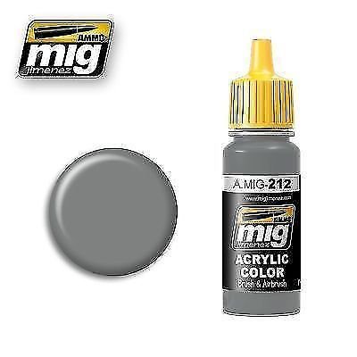 Ammo MIG-0212 Fs 26373 Silbergraue Acrylfarben (17 ml), Mehrfarbig von Mig Jimenez