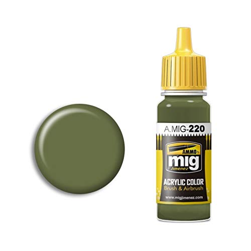 Ammo A.MIG-0220 Fs 34151 Zink-Chromat (Innen Grün) Acrylfarben (17 ml), Mehrfarbig von Ammo