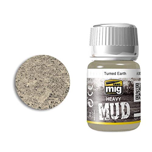 AMMO MIG-1702 Emaille schwer gedrehte Erde Schlamm Textur, Mehrfarbig von AMMO