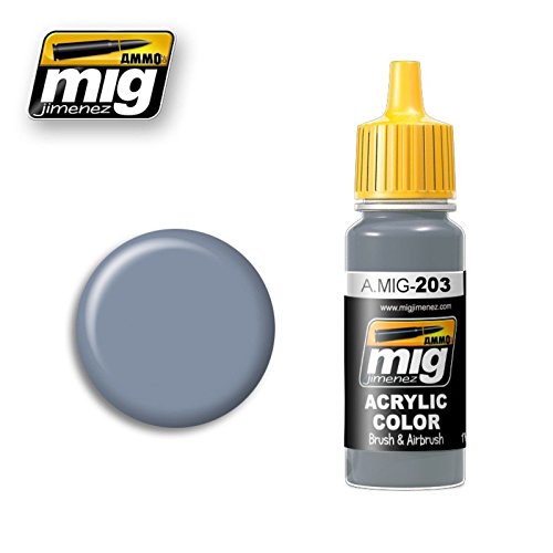 Ammo MIG-0203 Fs 36375 Light Compass Ghost Gray Acrylfarben (17 ml), mehrfarbig von Ammo
