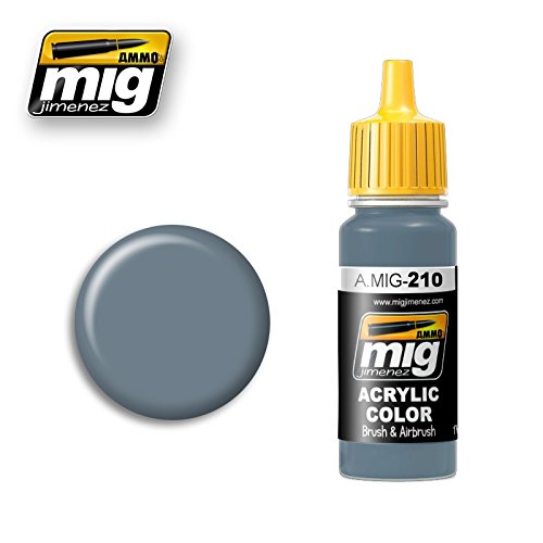 Ammo MIG-0210 Fs35237 Blue Grey Amt-11 Acrylfarben (17 ml), mehrfarbig von AMMO