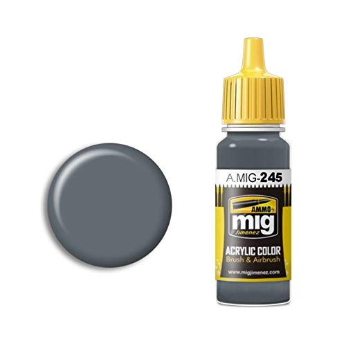 AMMO MIG-0245 Ocean Grey (Bs 629) Acrylfarben (17 ml), mehrfarbig von Mig Jimenez
