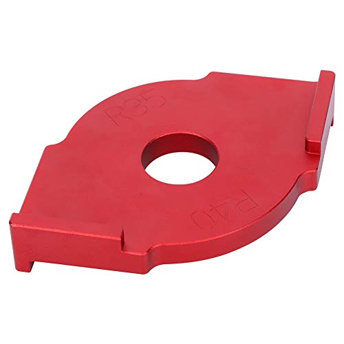 Aluminiumlegierung Radius Jig Fr?ser Schablonen, abgerundete Ecke Schablone Handkantentrimmer Graviermaschine Filetwerkzeuge R35-R40 Aluminiumlegierung Radius Jig Fr?ser Schablonen, abgerundete Ecke Schablone Handkantentrimmer Graviermaschine Filetwerkzeuge R35-R40 von AMONIDA