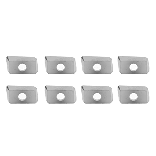 Wendeschneidplatten, Beschichtete Hartmetalleinsätze, Verschleißfest, Niedriger Reibungskoeffizient, 10-teiliger Maschinenclip-Typ für Industrielle CNC-Drehmaschinen (APMT1135PDER-MO2) von AMONIDA