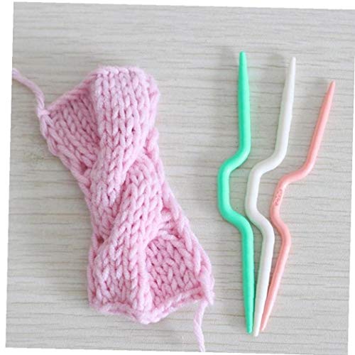 AMOYER 3 Größe ABS-Kunststoff Häkelnadel Stricknadeln Pullover Muffler Weaving Werkzeuge krumm gebogenen Nadel Fertigkeit-Werkzeug-Twist AMOYER 3 Größe ABS-Kunststoff Häkelnadel Stricknadeln Pullover Muffler Weaving Werkzeuge krumm gebogenen Nadel Fertigkeit-Werkzeug-Twist von AMOYER