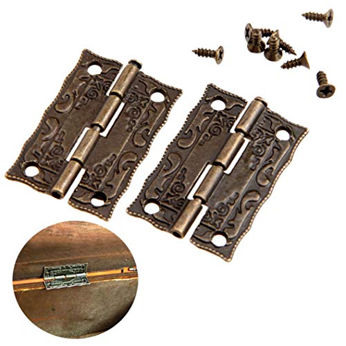 AMOYER 2ST 36x23mm Antique Cabinet Scharniere Möbelzubehör Türscharniere Schublade Jewellery Box Scharniere für Möbelbeschläge AMOYER 2ST 36x23mm Antique Cabinet Scharniere Möbelzubehör Türscharniere Schublade Jewellery Box Scharniere für Möbelbeschläge von AMOYER