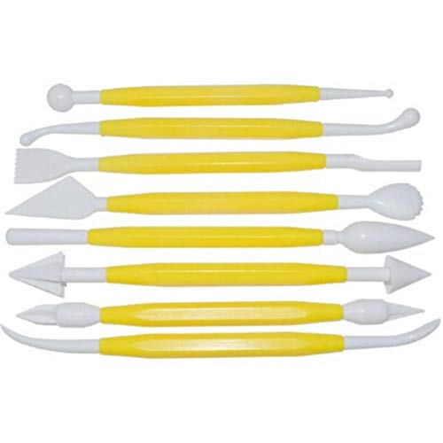 AMOYER 8pcs Plastischen Ton Sculpting Set Wachs Skulptur Keramik Werkzeuge Skulptur Skulptur Shaper Polymer Modelliermasse Werkzeuge von AMOYER