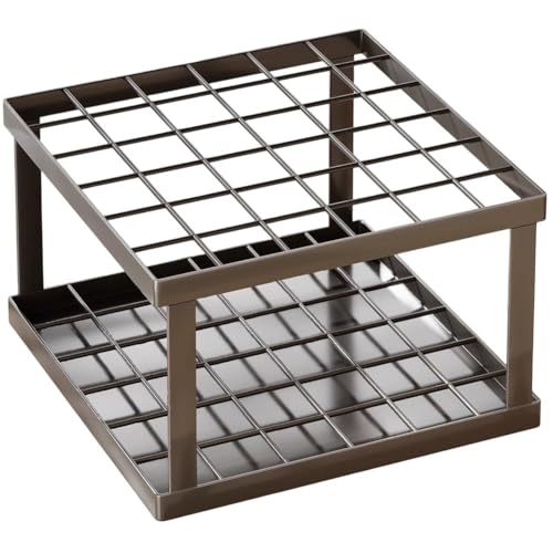 AMOYER Eisenmarker-Organizer, 36 Löcher, Pinselhalter, Desktop-aufbewahrungsbox, Große Bleistiftregale, Make-up-Pinsel-aufbewahrungs-Organizer AMOYER Eisenmarker-Organizer, 36 Löcher, Pinselhalter, Desktop-aufbewahrungsbox, Große Bleistiftregale, Make-up-Pinsel-aufbewahrungs-Organizer von AMOYER