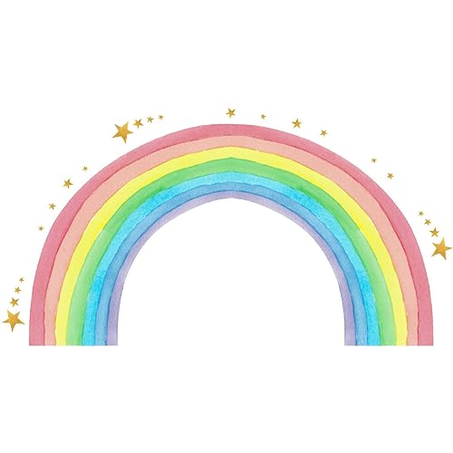 AMOYER Große Regenbogen-Wandaufkleber Regenbogen-Wandaufkleber Selbstklebende Regenbogen-Wanddekoration für Kinderzimmer Arbeitszimmer Babyzimmer AMOYER Große Regenbogen-Wandaufkleber Regenbogen-Wandaufkleber Selbstklebende Regenbogen-Wanddekoration für Kinderzimmer Arbeitszimmer Babyzimmer von AMOYER