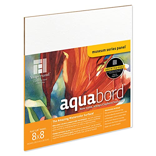 Ampersand Art Supply CBT088 Aquarellmalerei-Panel: Museum Series Aquabord, Papier, Acryl, 1/8 Zoll flaches Profil, 8" x 8" Ampersand Art Supply CBT088 Aquarellmalerei-Panel: Museum Series Aquabord, Papier, Acryl, 1/8 Zoll flaches Profil, 8" x 8" von AMPERSAND ART SUPPLY