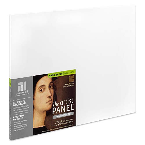 Ampersand Art Supply Gesso Künstler-Malerei-Panel, Grundiert, glatt, 30,5 x 40,6 cm, 1,9 cm flaches Profil Ampersand Art Supply Gesso Künstler-Malerei-Panel, Grundiert, glatt, 30,5 x 40,6 cm, 1,9 cm flaches Profil von AMPERSAND ART SUPPLY