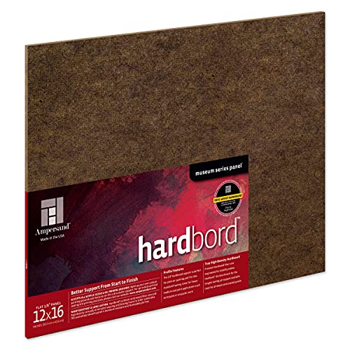 Ampersand Art Supply Hartfaserplatte aus Holz: Museumsserie, Hardbord, 30,5 x 40,6 cm, 1/8 Zoll Flachprofil Ampersand Art Supply Hartfaserplatte aus Holz: Museumsserie, Hardbord, 30,5 x 40,6 cm, 1/8 Zoll Flachprofil von AMPERSAND ART SUPPLY