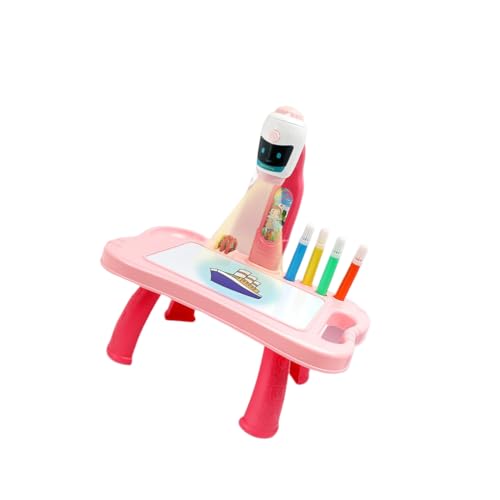 AMSLSIU ABS Kinderprojektor, Kunst Zeichentisch, tragbar, pädagogisch, entwicklungsorientiert, verstellbar, Malbrett, Spielzeug, Spielzeug von AMSLSIU