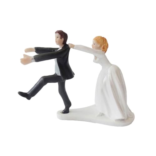 AMSLSIU Braut Bräutigam Kunstharz Handwerk Hochzeitstorte Topper niedlich reizend exquisit leicht Kuchenfiguren Party Dekoration, Wie gezeigt, Typ 1 AMSLSIU Braut Bräutigam Kunstharz Handwerk Hochzeitstorte Topper niedlich reizend exquisit leicht Kuchenfiguren Party Dekoration, Wie gezeigt, Typ 1 von AMSLSIU