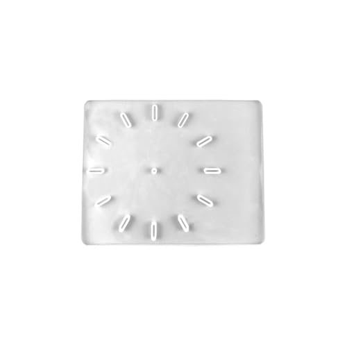 AMSLSIU Crafty mit DIY Uhrenform, flexibles und wiederverwendbares Silikon, Kieselgel, quadratische Uhr Silikonform, DIY Silikonform von AMSLSIU