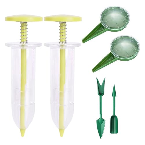 AMSLSIU Das innovative Set mit Aussaatwerkzeugen für eine effiziente Gartenarbeit kann die für jede Aussaat erforderliche Menge genau steuern, Typ+2 von AMSLSIU