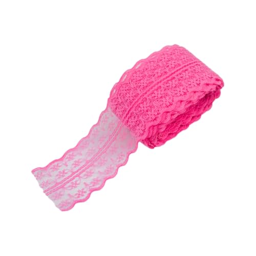 AMSLSIU Eigener Stil mit weißem Häkelspitzenband für verschiedene Kleidungsmuster. Eine Vielzahl von Farben ist frei kombinierbar, Rose AMSLSIU Eigener Stil mit weißem Häkelspitzenband für verschiedene Kleidungsmuster. Eine Vielzahl von Farben ist frei kombinierbar, Rose von AMSLSIU